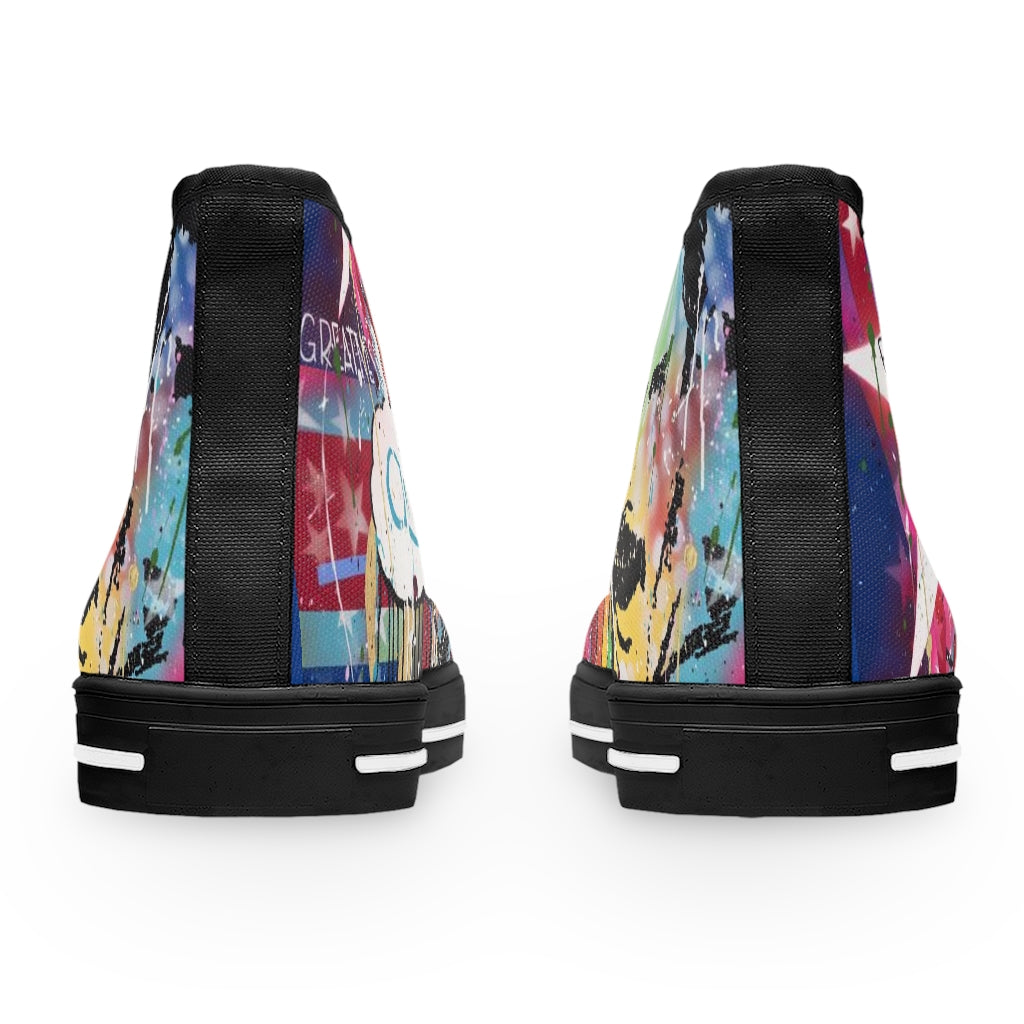 " Find Your Inner Queen" Women's High Top Sneakers
