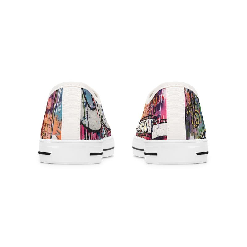 "Rebel With A Cause" Women's Low Top Sneakers