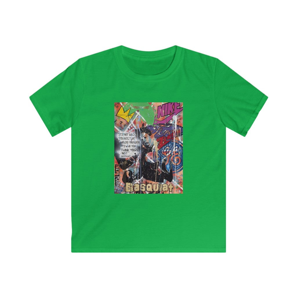 "Basquiat/Warhol Tribute" Kids Softstyle Tee