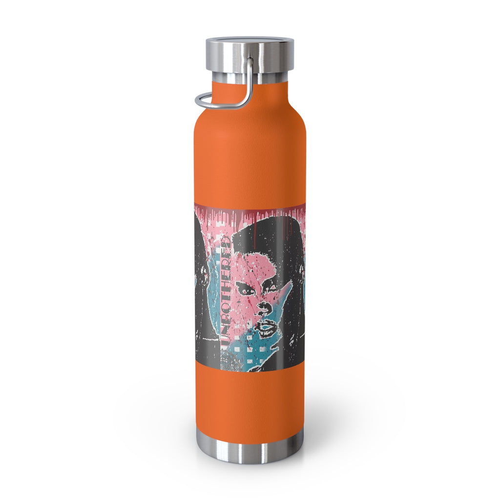 "Unbothered-Inspired By Grace Jones" Copper Vacuum Insulated Bottle, 22oz