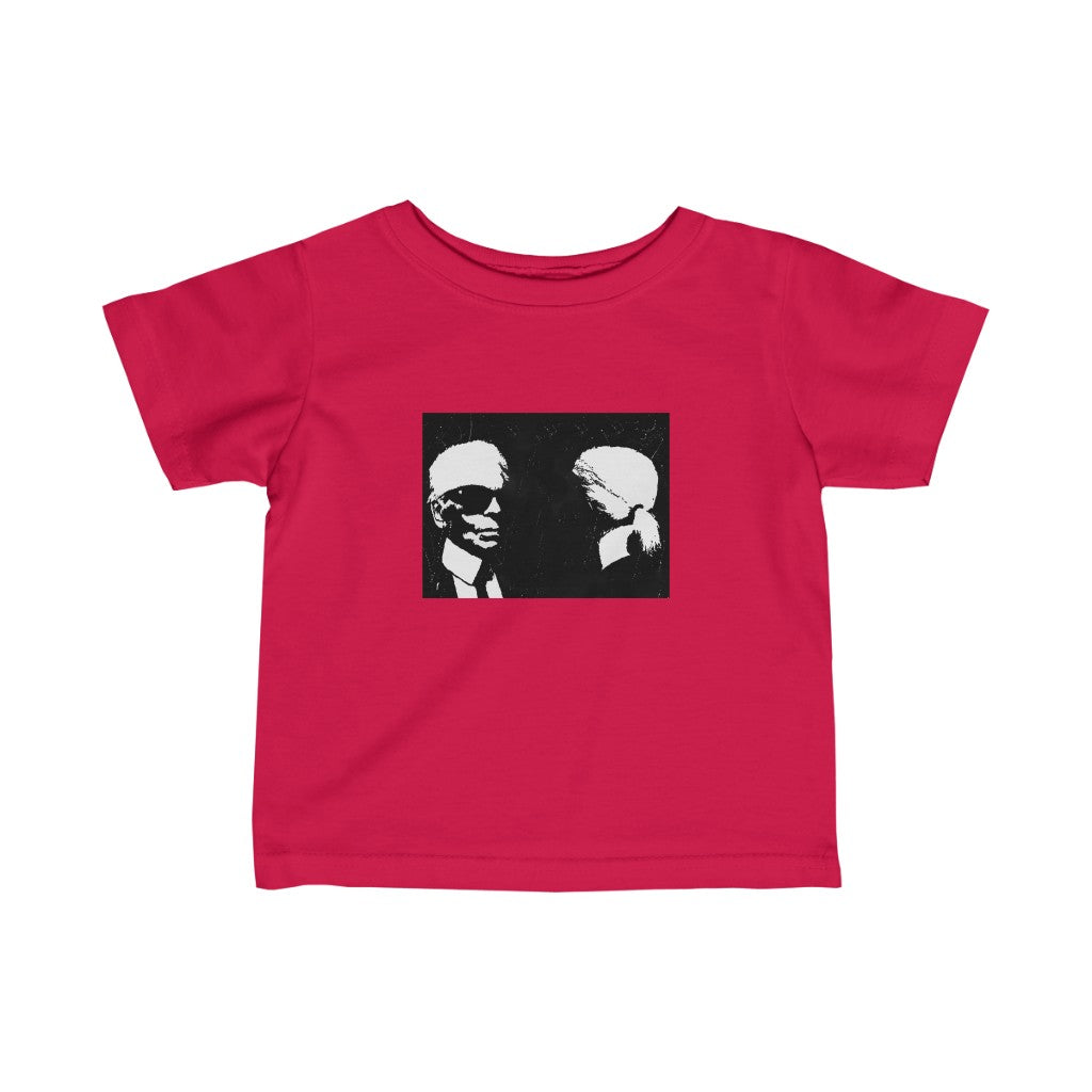 "Label Whore-Karl LagerFeld" Infant Fine Jersey Tee