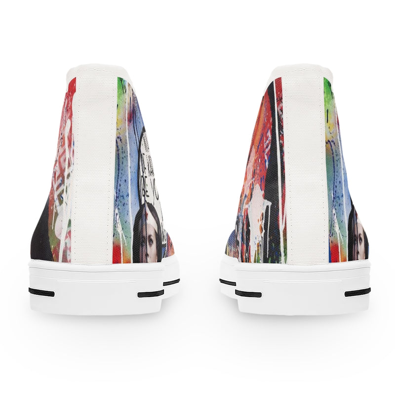 "Dare To Be Different" Women's High Top Sneakers
