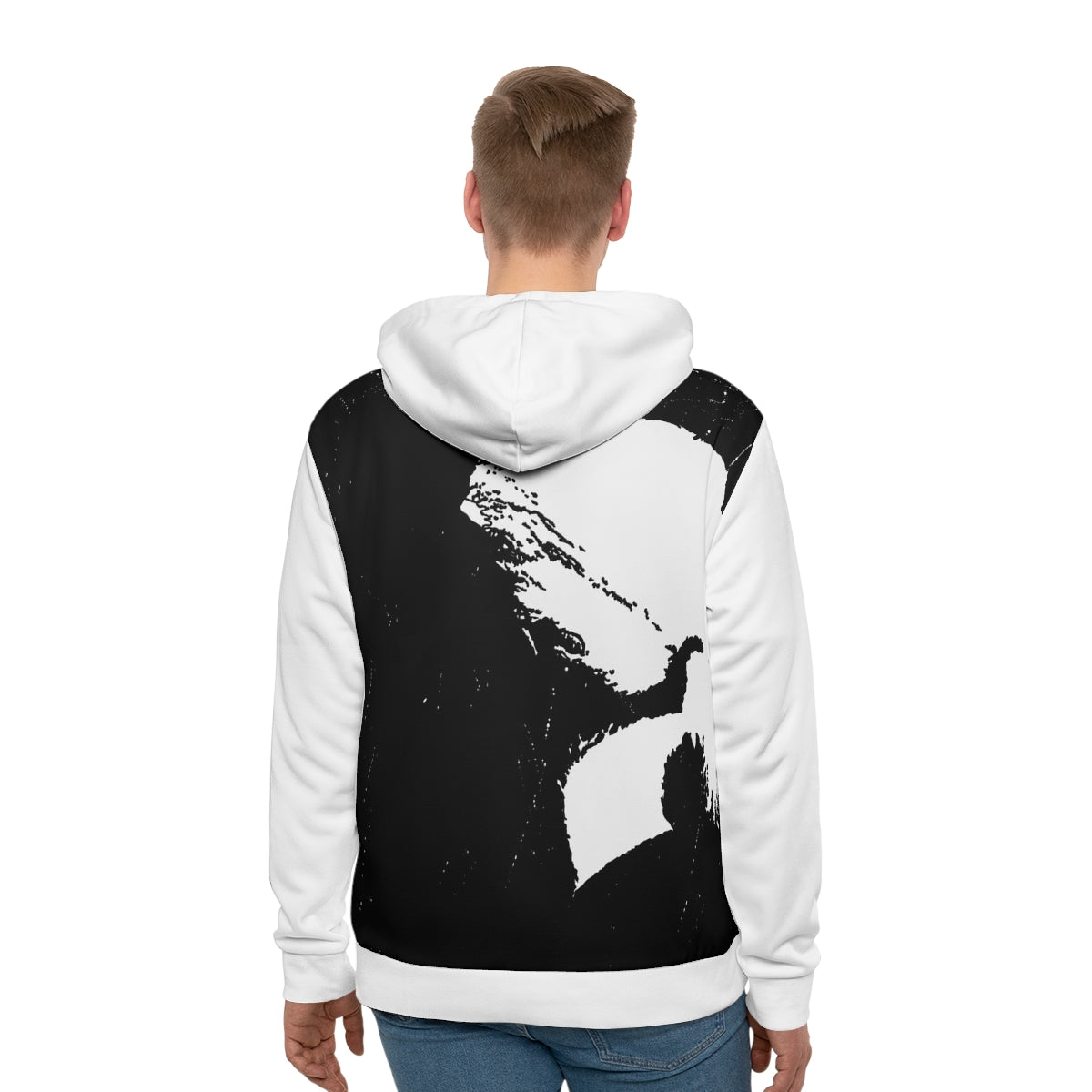 "Label Whore" Men's All-Over-Print Hoodie