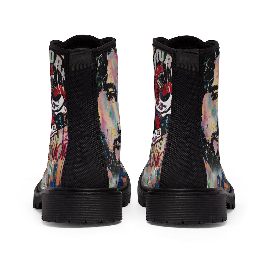 "Remember The North" Women's Canvas Boots