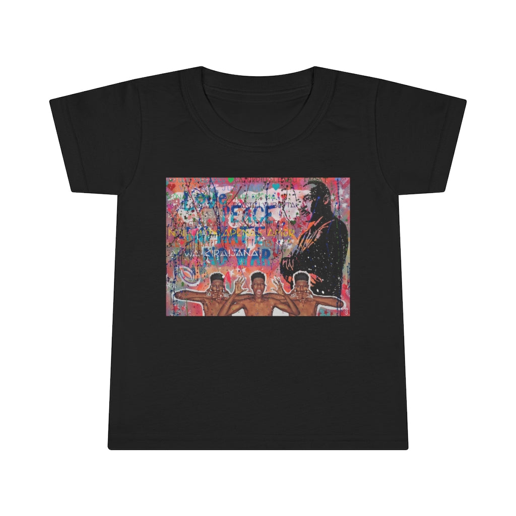 "No Hate Just Love" Toddler T-shirt