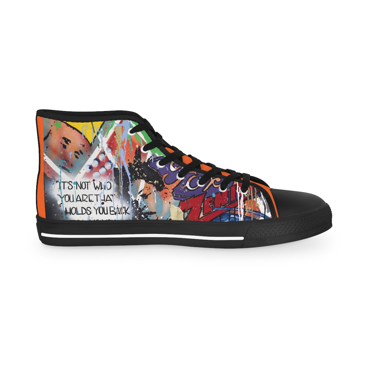 "Basquiat/Warhol Tribute" Men's High Top Sneakers