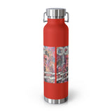 "Rebel With A Cause- Inspired By James Dean" Copper Vacuum Insulated Bottle, 22oz