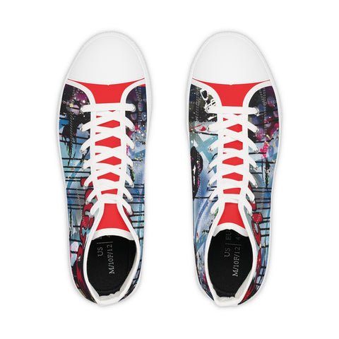 "Be The Boss" Men's High Top Sneakers