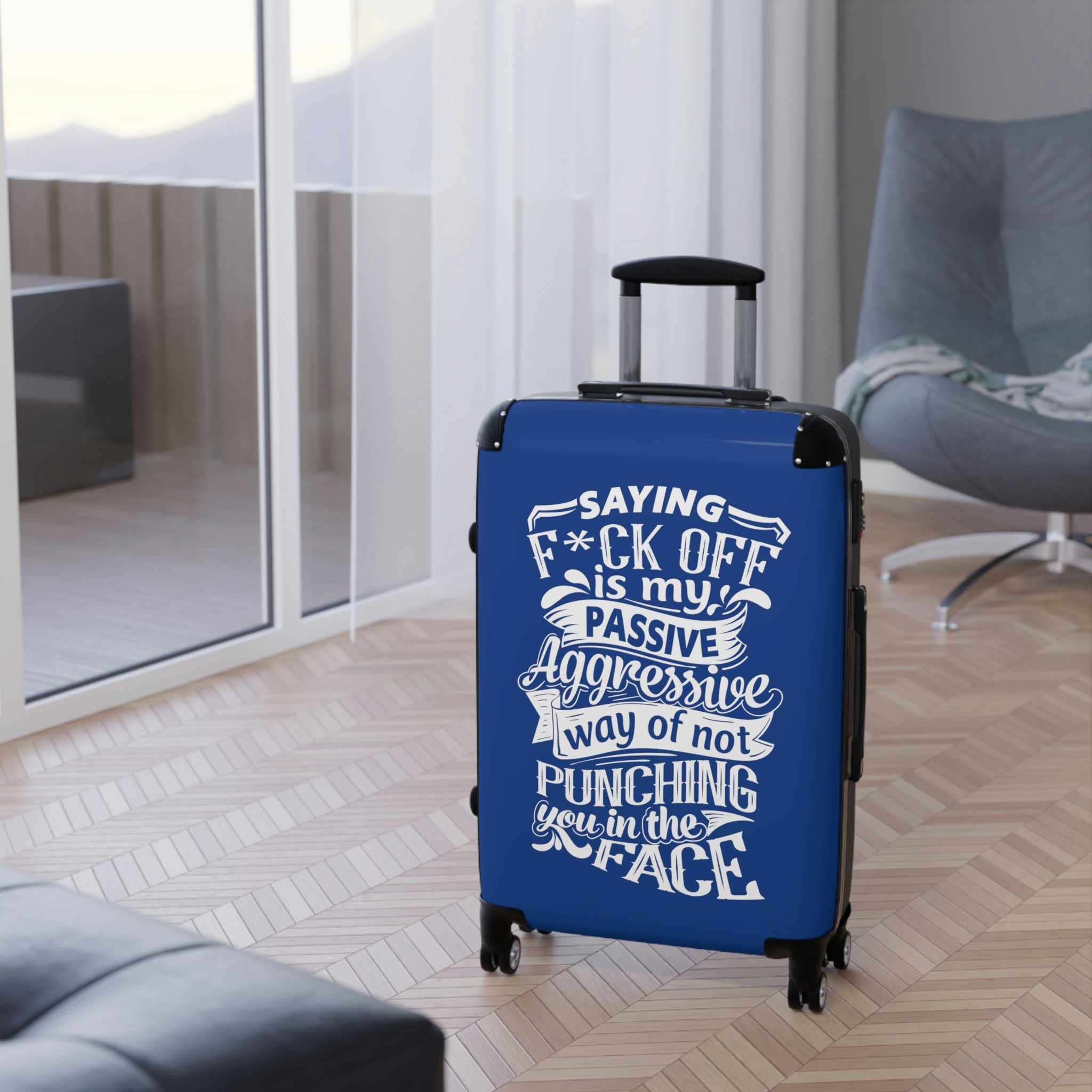 "Saying F*CK Off...." Suitcases