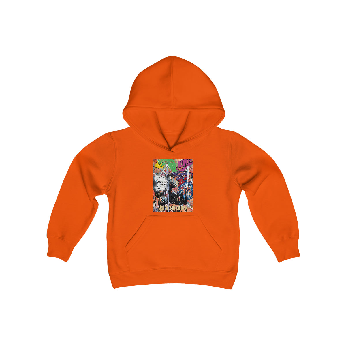 "Basquiat/Warhol Tribute" Youth Heavy Blend Hooded Sweatshirt