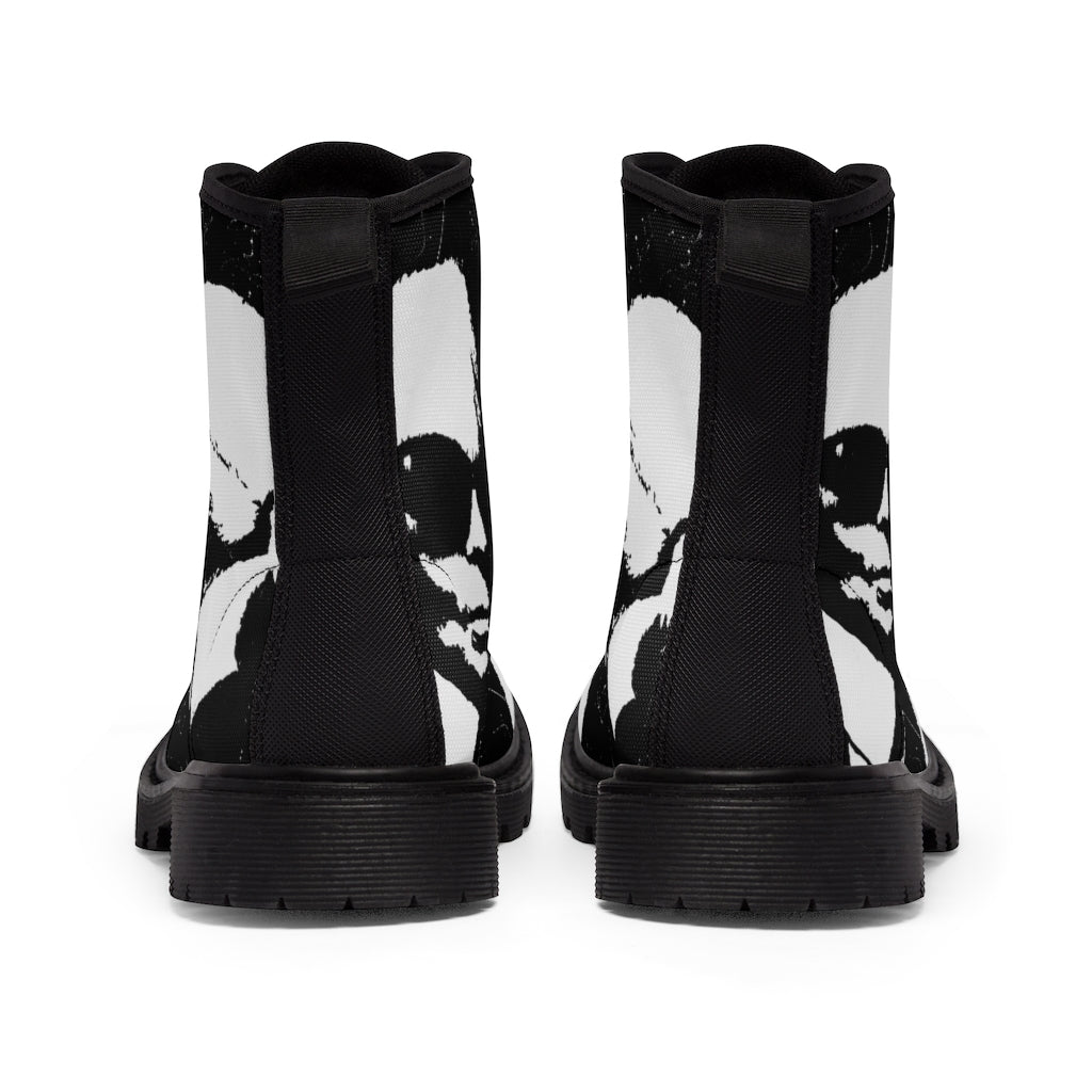 "Label Whore 2" Men's Canvas Boots