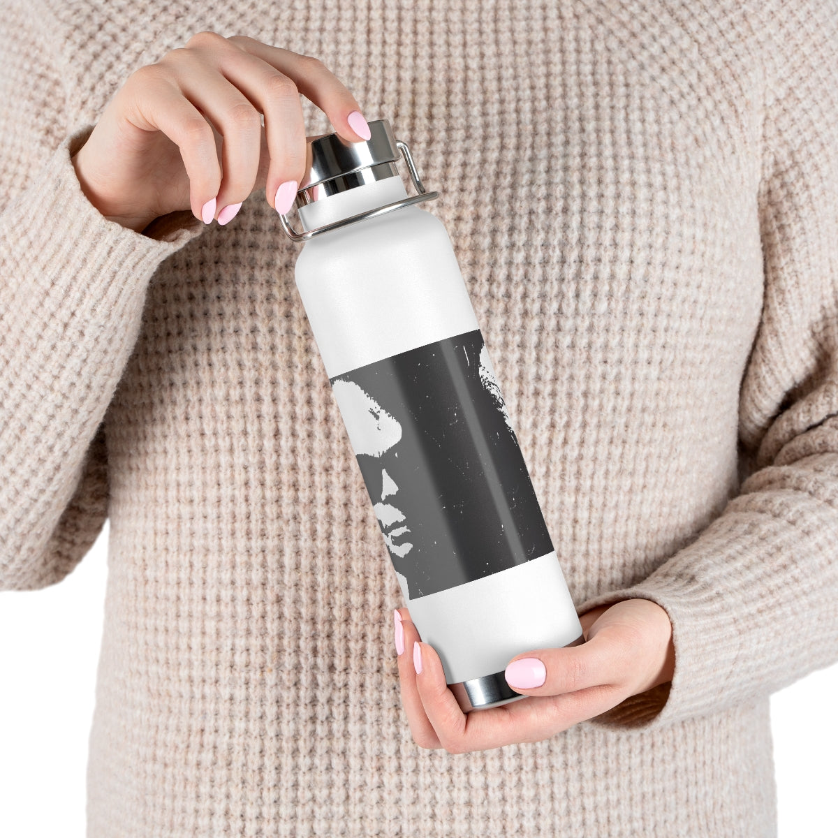 "Label Whore-Inspired By Karl Lagerfeld" Copper Vacuum Insulated Bottle, 22oz
