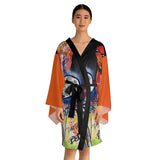 "Dare To Be Different" Long Sleeve Kimono Robe