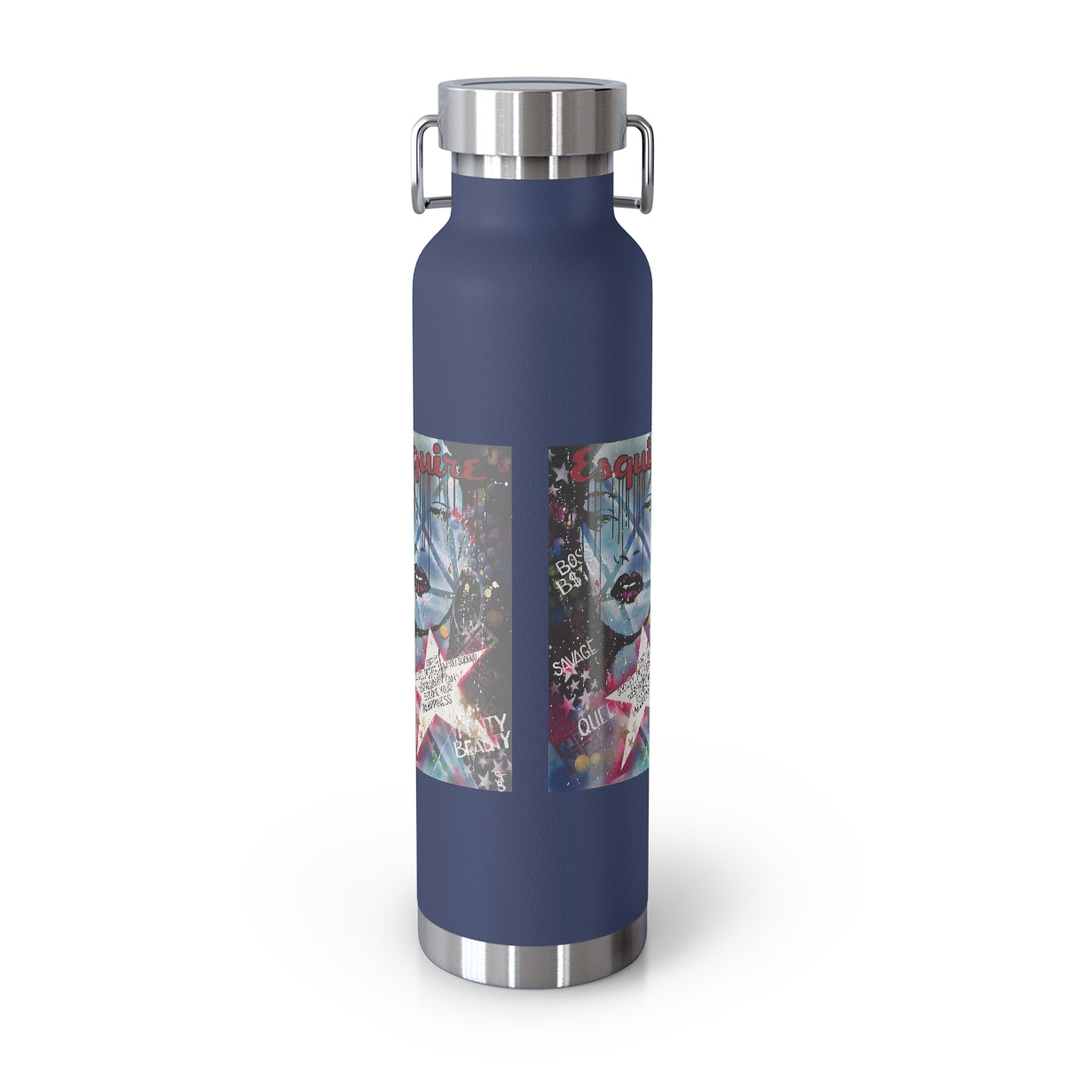 "Be The Boss-Inspired By Rihanna" Copper Vacuum Insulated Bottle, 22oz
