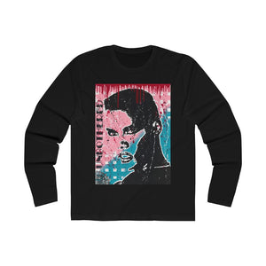 "Unbothered-Grace Jones" Men's Long Sleeve Crew Tee