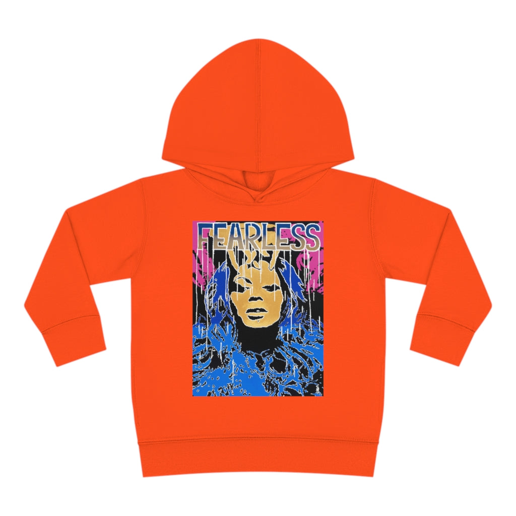 "Fearless" Toddler Pullover Fleece Hoodie