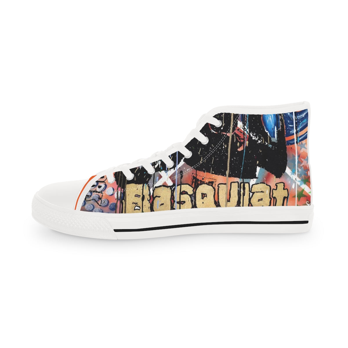 "Basquiat/Warhol Tribute" Men's High Top Sneakers