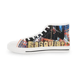"Basquiat/Warhol Tribute" Men's High Top Sneakers