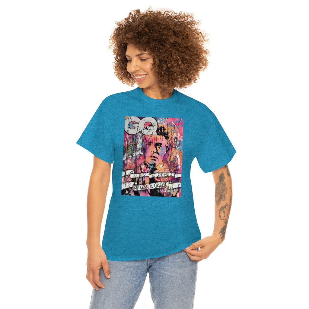 "Rebel With A Cause" Unisex Heavy Cotton Tee