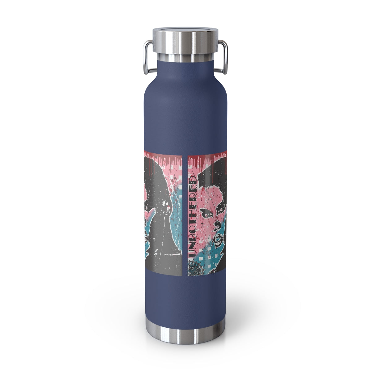 "Unbothered-Inspired By Grace Jones" Copper Vacuum Insulated Bottle, 22oz