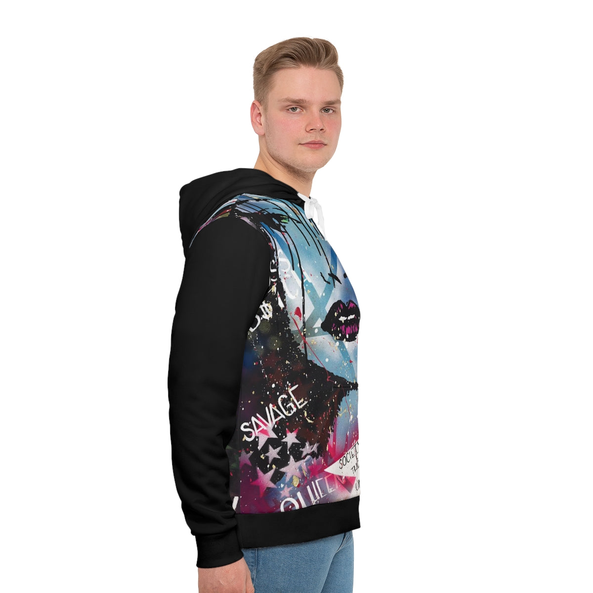 "Be The Boss" Men's All-Over-Print Hoodie