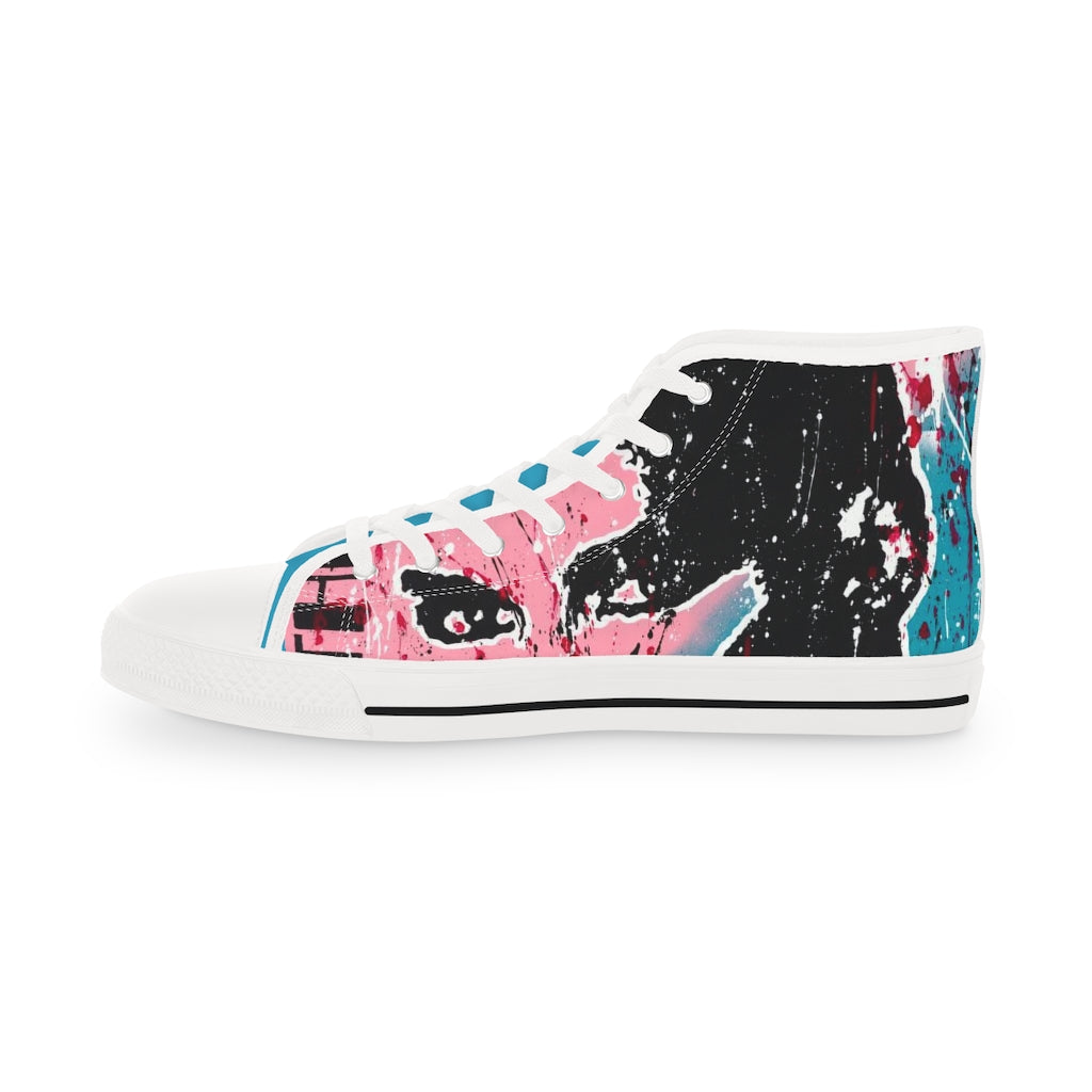 "Unbothered Inspired By Grace Jones" Men's High Top Sneakers