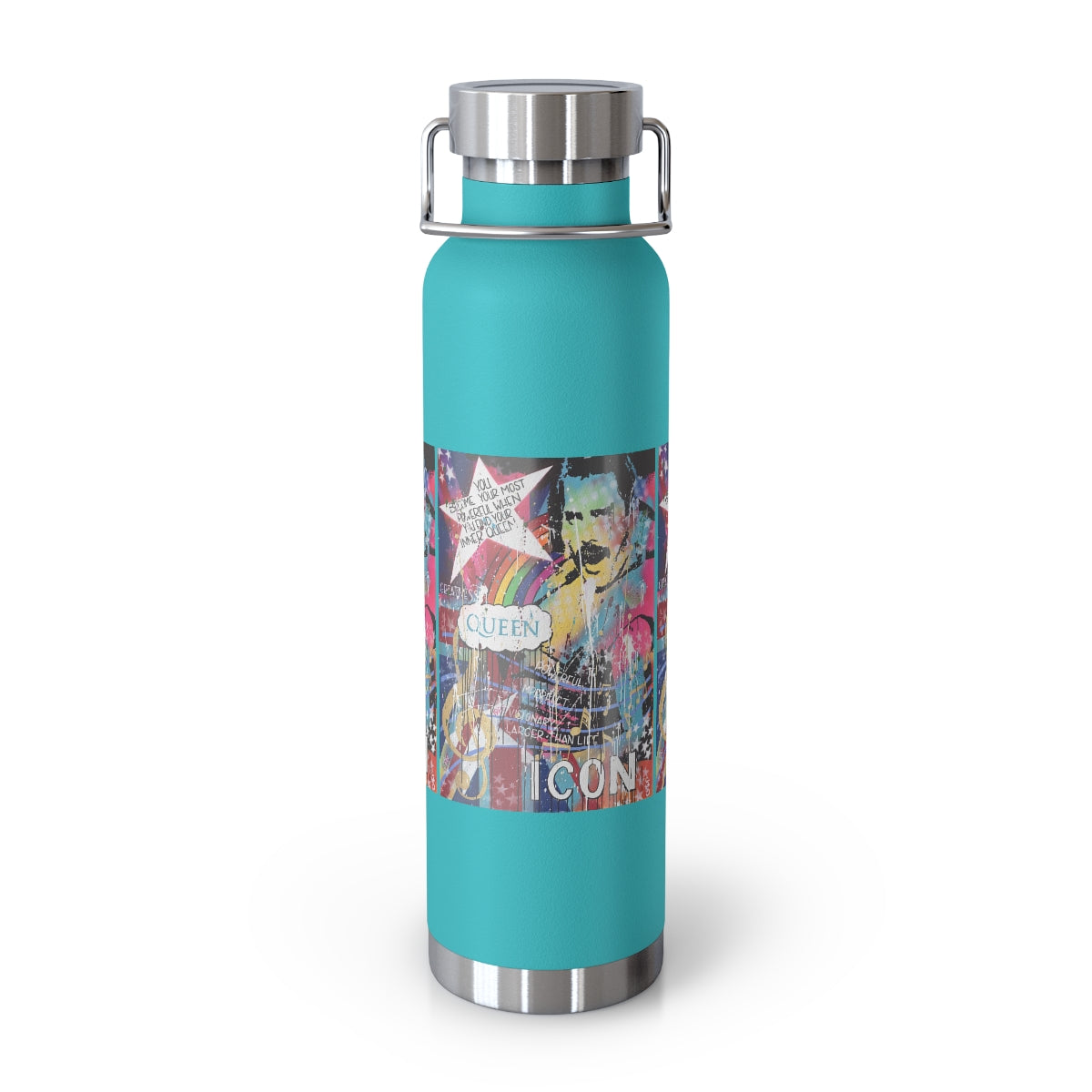 "Find Your Inner Queen- Inspired By Freddie Mercury" Copper Vacuum Insulated Bottle, 22oz