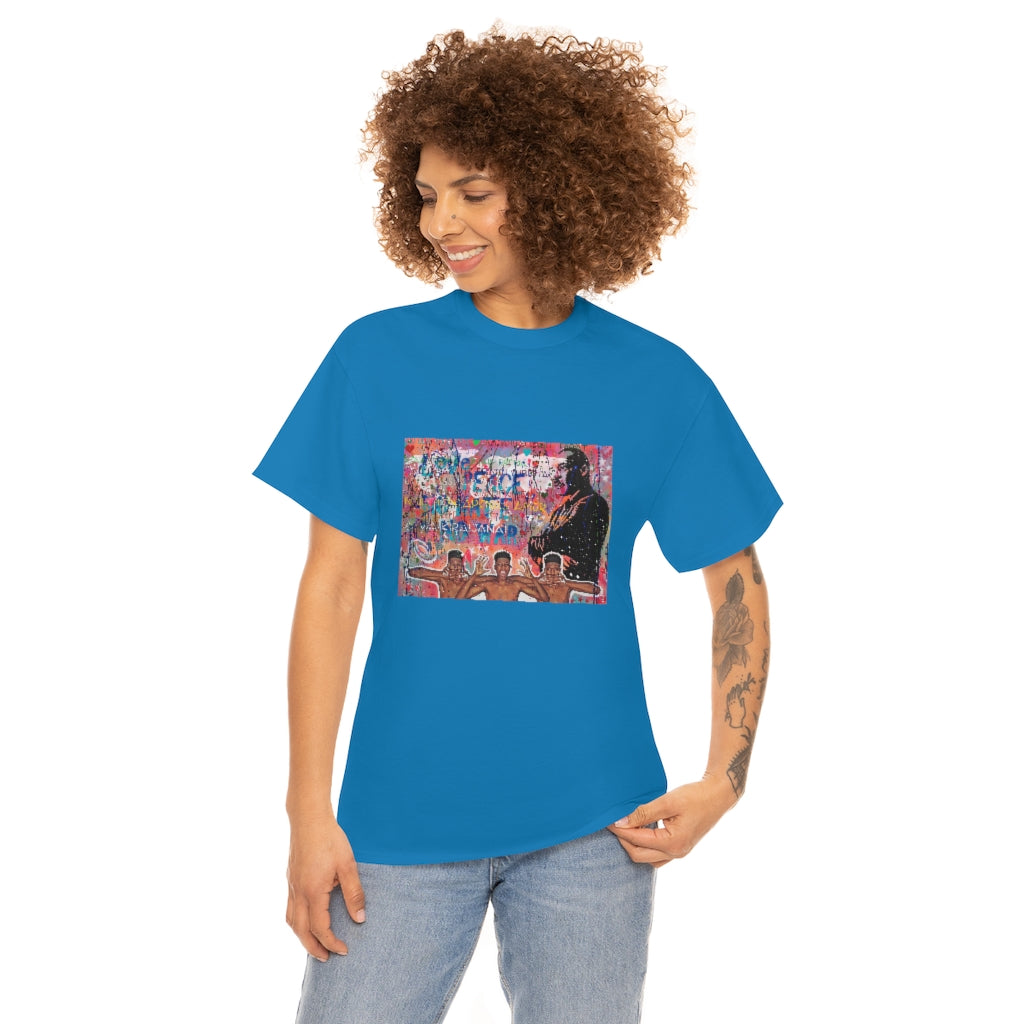 "No Hate Just Love" Unisex Heavy Cotton Tee