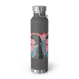 "Unbothered-Inspired By Grace Jones" Copper Vacuum Insulated Bottle, 22oz