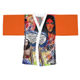 "Dare To Be Different" Long Sleeve Kimono Robe