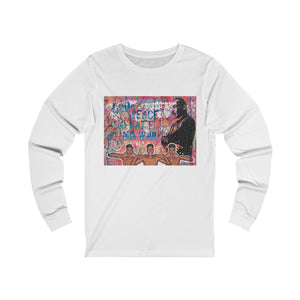 "No Hate Just Love" Unisex Jersey Long Sleeve Tee
