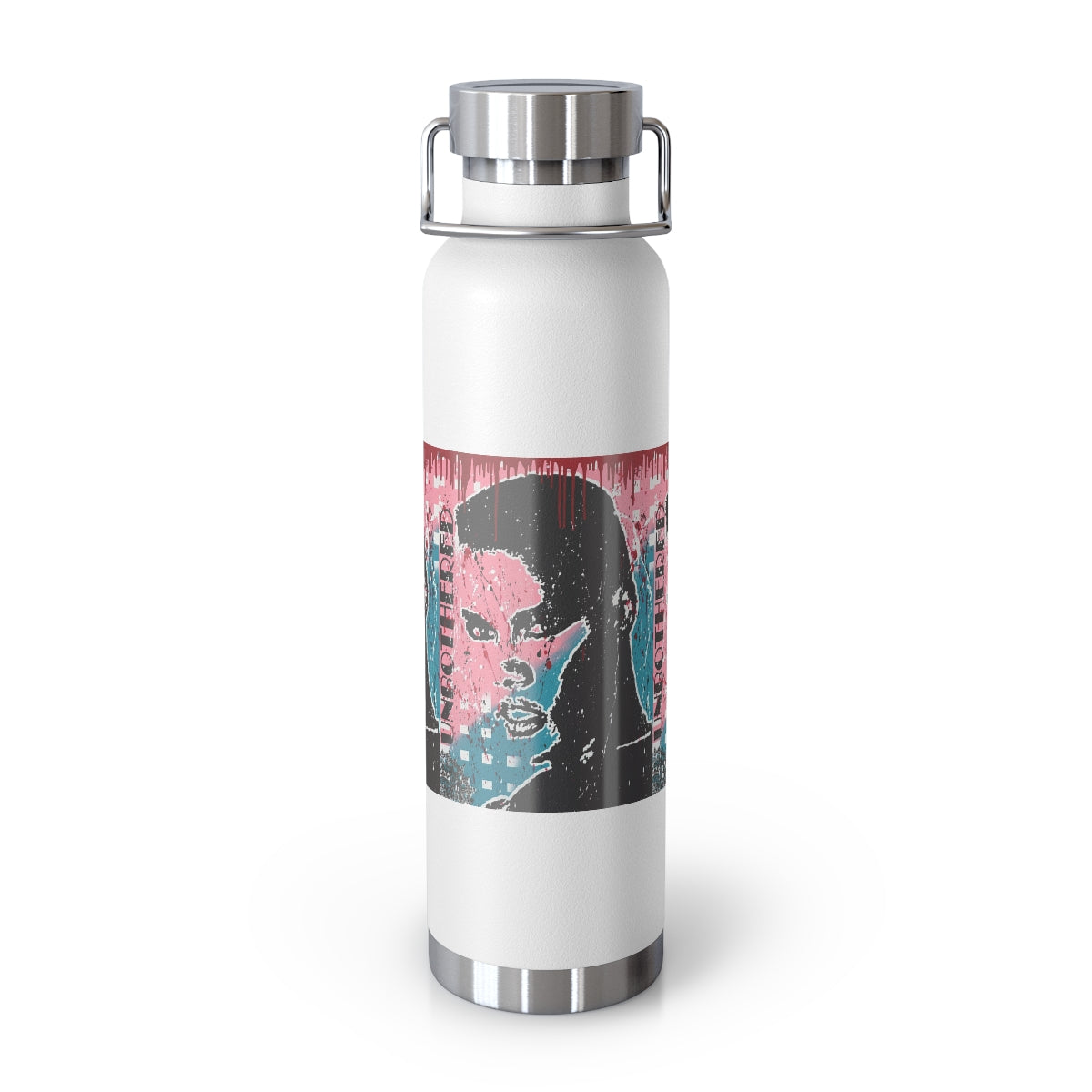 "Unbothered-Inspired By Grace Jones" Copper Vacuum Insulated Bottle, 22oz