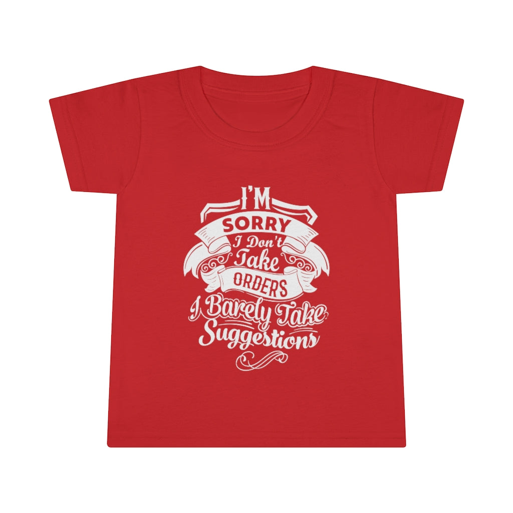 "I'm Sorry......." Toddler T-shirt