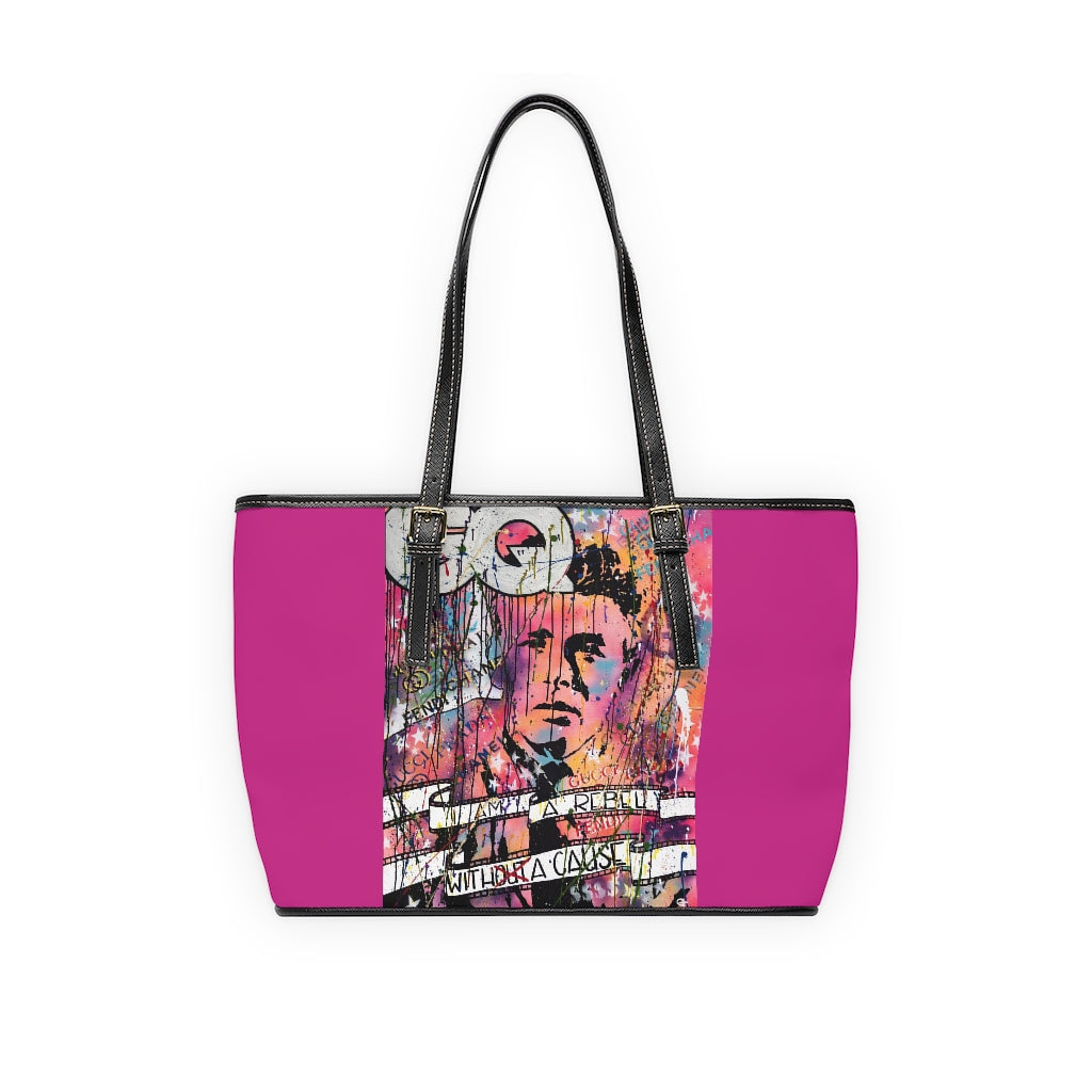 "Rebel With A Cause" PU Leather Shoulder Bag
