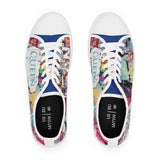"Find Your Inner Queen" Women's Low Top Sneakers