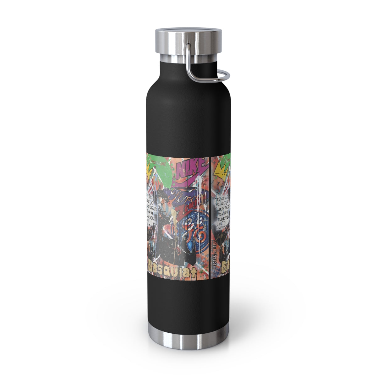 "Basquiat/Warhol Tribute" Copper Vacuum Insulated Bottle, 22oz