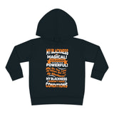 "My Blackness...." Toddler Pullover Fleece Hoodie