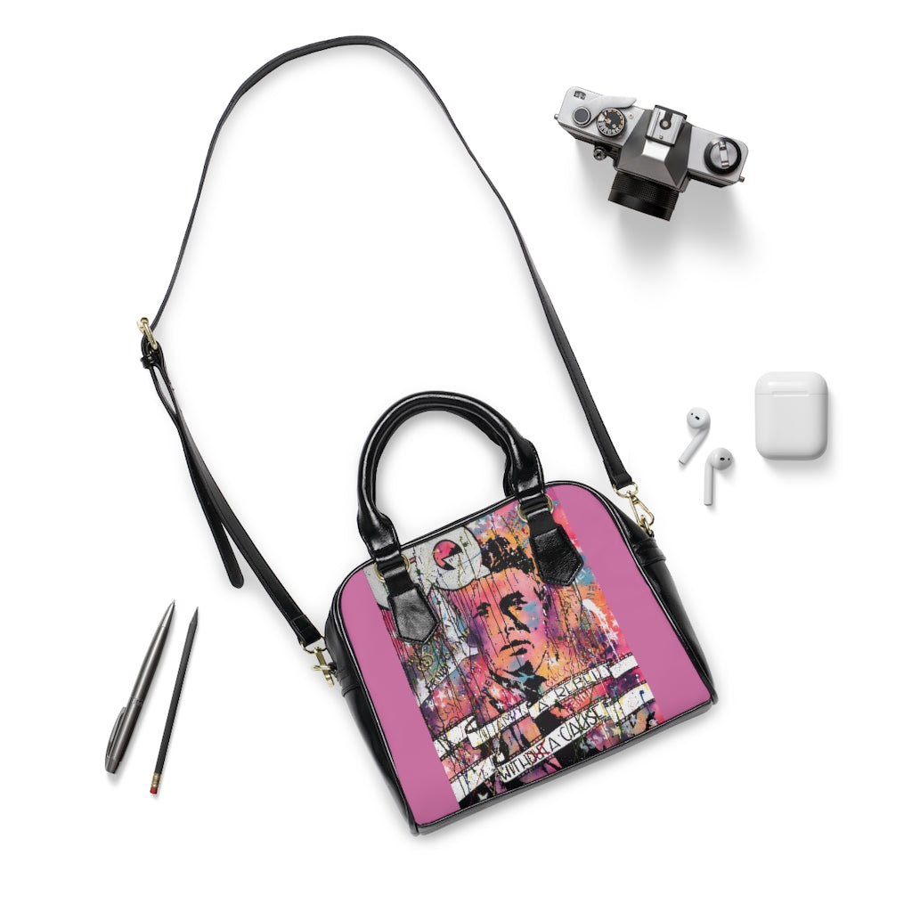 "Rebel With A Cause 2" Shoulder Handbag