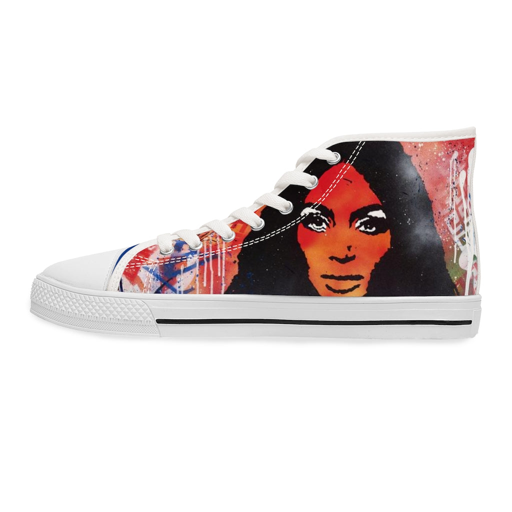 "Dare To Be Different" Women's High Top Sneakers