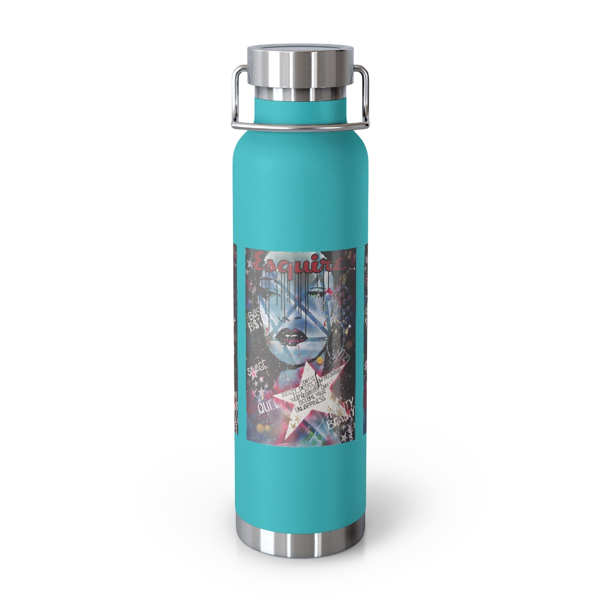 "Be The Boss-Inspired By Rihanna" Copper Vacuum Insulated Bottle, 22oz