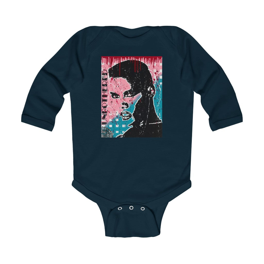 "Unbothered-Diana Ross" Infant Long Sleeve Bodysuit