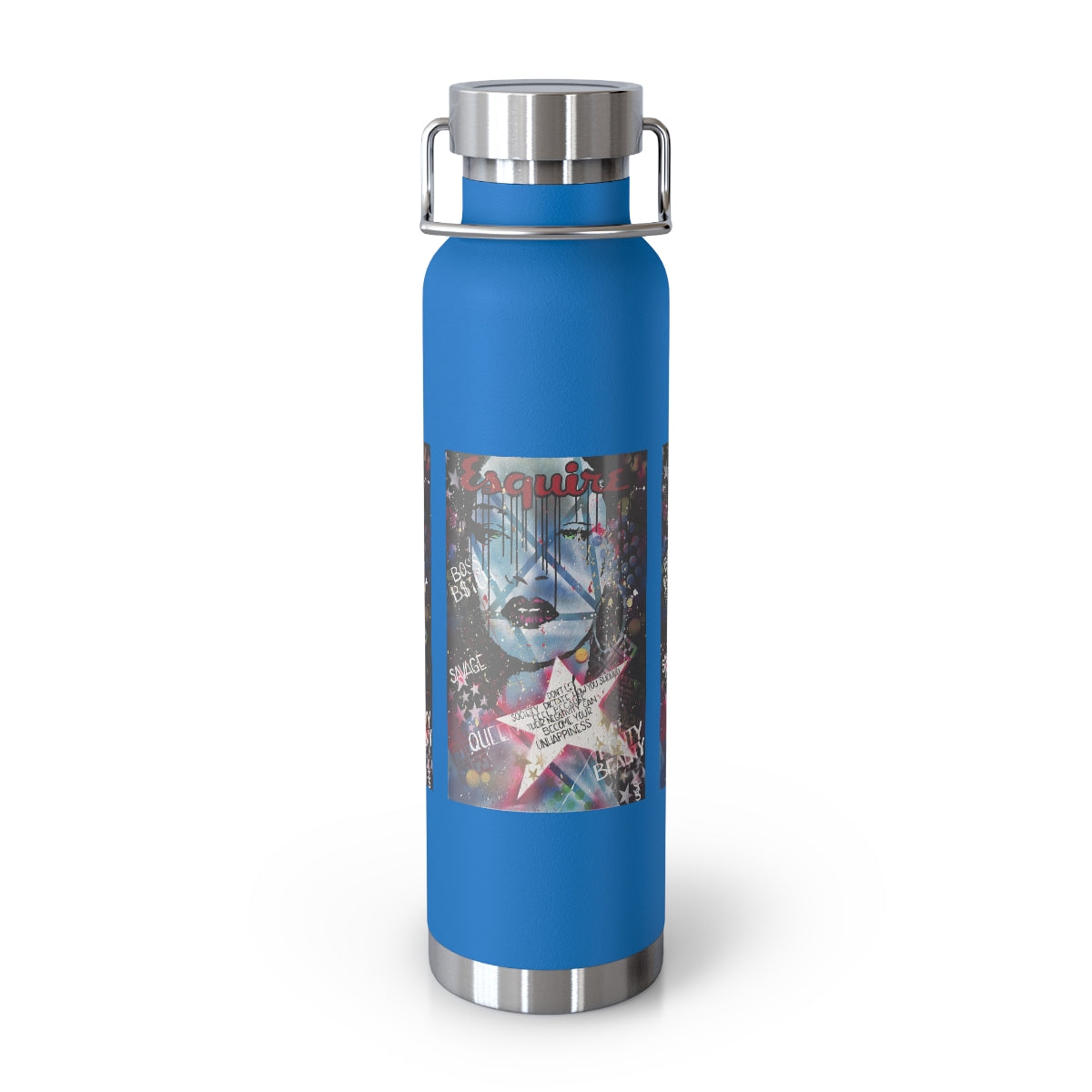 "Be The Boss-Inspired By Rihanna" Copper Vacuum Insulated Bottle, 22oz
