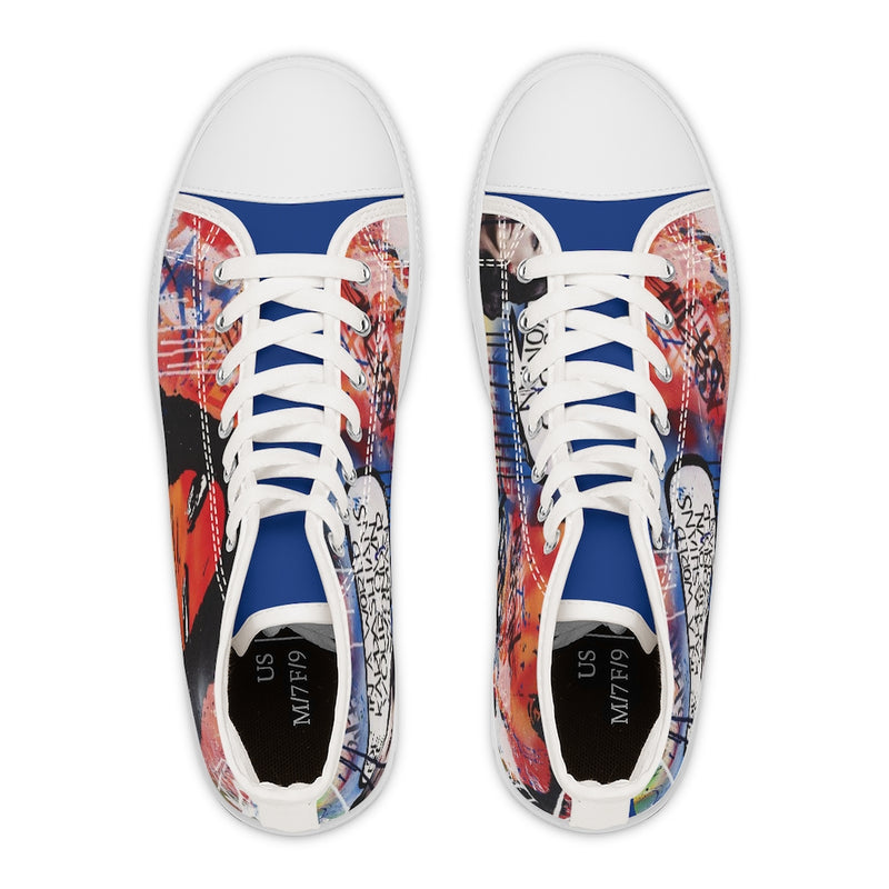 "Dare To Be Different" Women's High Top Sneakers