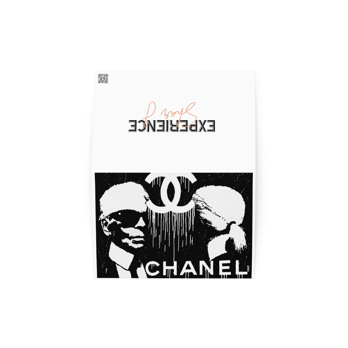 "Label Whore" Greeting card