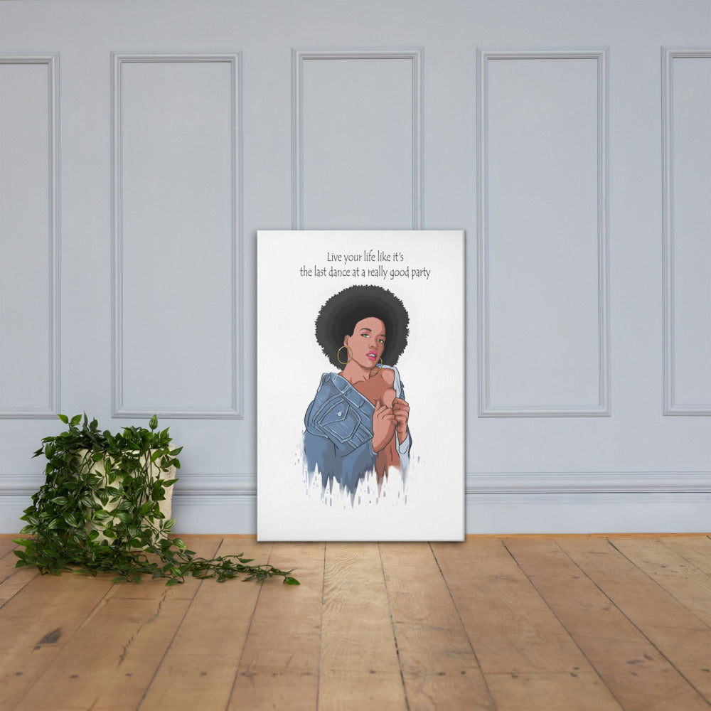 "Last dance" Canvas