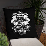 "I'm Sorry...." Basic Pillow