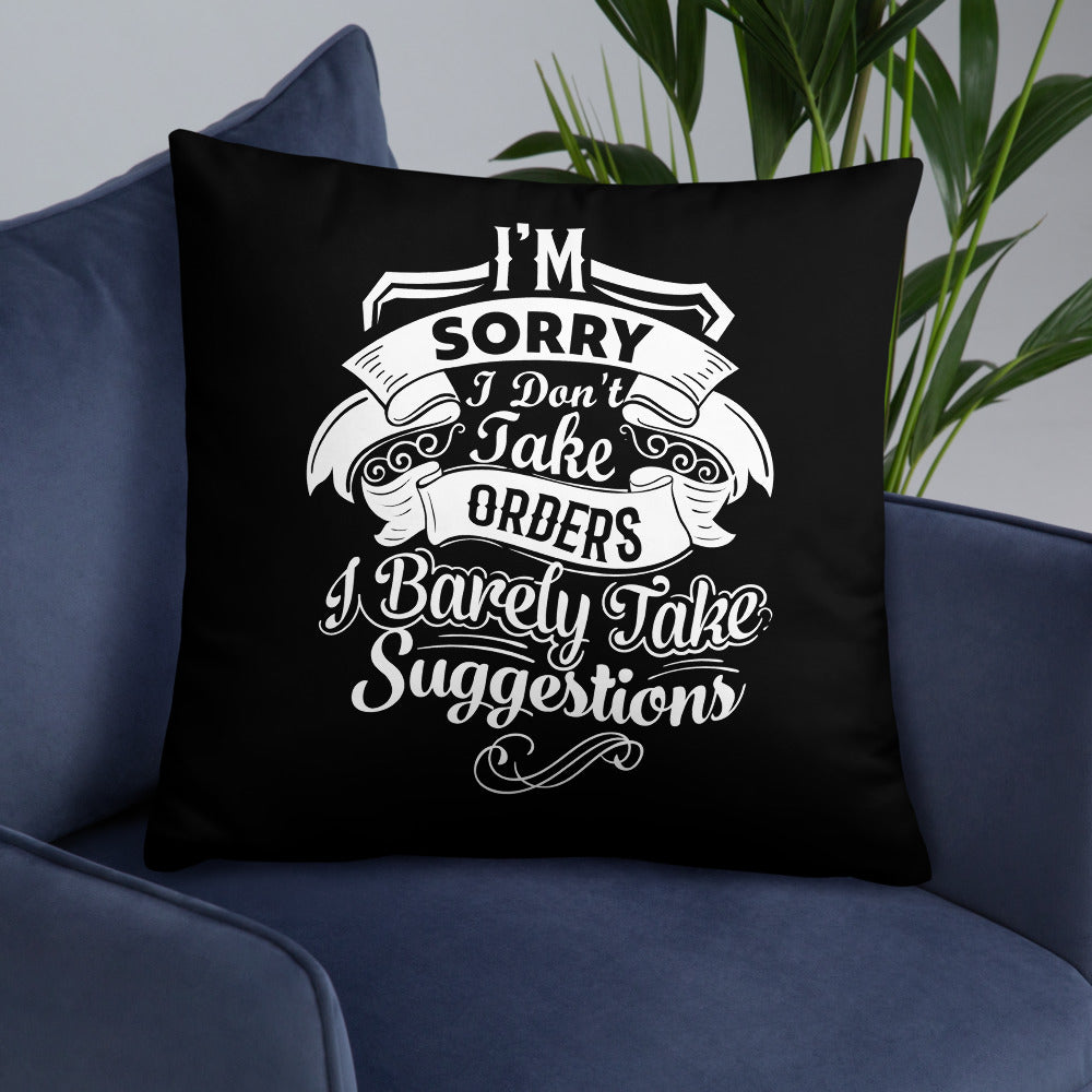"I'm Sorry...." Basic Pillow