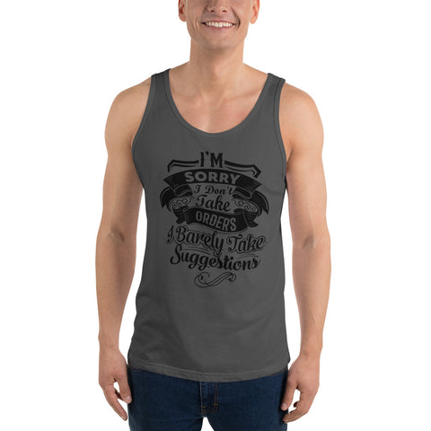 "I'm Sorry..." Unisex Tank Top