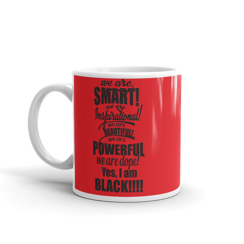 "We Are Smart" Red Mug