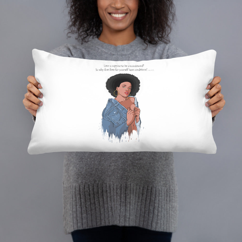 Basic "Love is..." Throw Pillow
